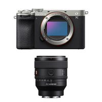 Sony a7C II Mirrorless Camera (Silver) with Sony FE 50mm f1.4 GM Lens (Sony E)