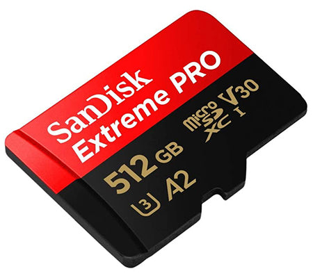 SanDisk microSDXC Extreme Pro UHS-I 512GB R200MB/s W140MB/s