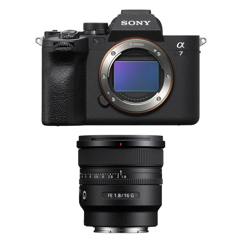 Sony A7IV Mirrorless Camera Body Only with Sony FE 16mm f1.8 G Mirrorless Lens