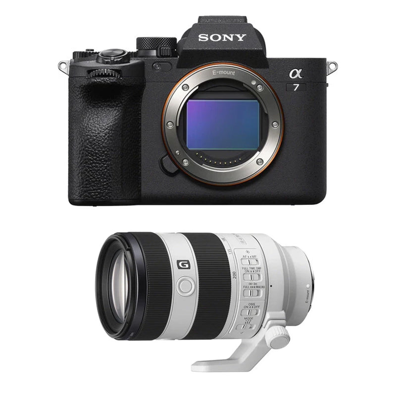 Sony A7IV Mirrorless Camera Body Only with Sony FE 70-200mm f4 Macro G OSS II Lens Sony FE