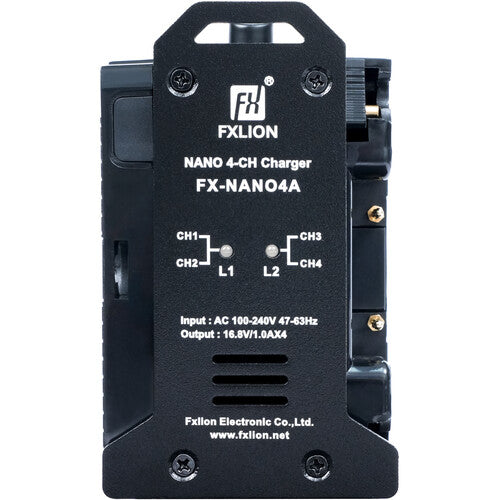 Fxlion 4 CH Fast Charger - 16.8V / 4A V-Mount