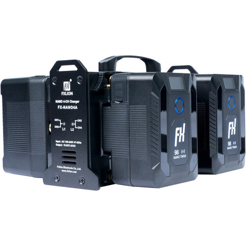 Fxlion 4 CH Fast Charger - 16.8V / 4A V-Mount