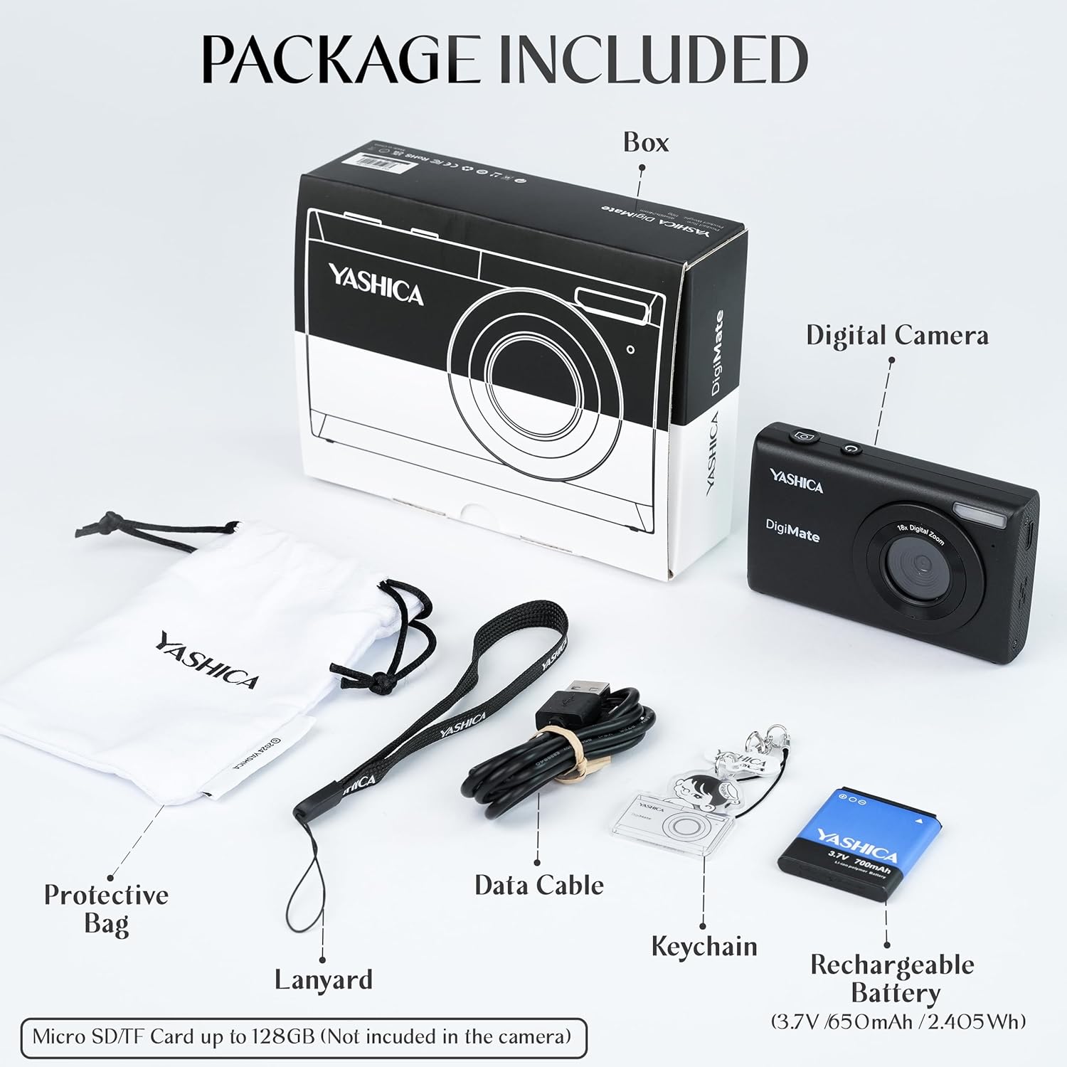 YASHICA DigiMate (Black) YAS-DGM100-BK