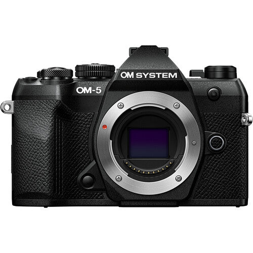 OM SYSTEM OM-5 Mark ii Mirrorless Camera Body Only (Black) with OM SYSTEM M.ZUIKO DIGITAL ED 8-25mm F4.0 PRO Lens (Black)