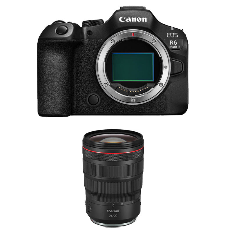 Canon EOS R6 Mark III Mirrorless Camera (Body Camera) with Canon RF 24-70mm f2.8L IS USM Lens