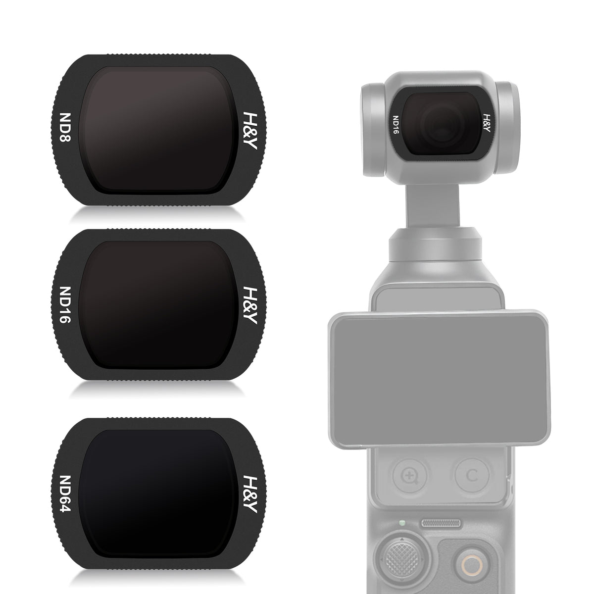 H&Y Filter for OSMO Pocket 3/4 ND8/ND16/ND64(DJI-P4NK)