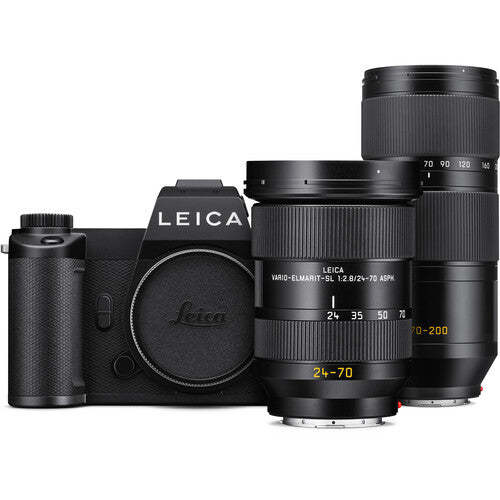 Leica SL3-P Mirrorless Camera with 24-70mm & 70-200mm Lenses (version row)