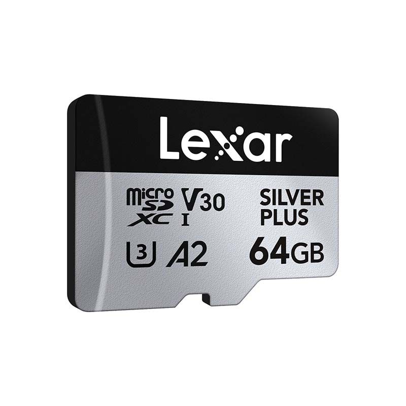 Lexar 64GB Professional SDXC SILVER PLUS UHS-I Memory Card 205MB/s