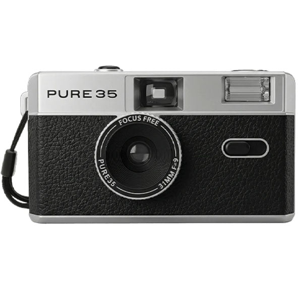Kodak PURE35 Reloadable 35mm Film Camera KIT Black Leather