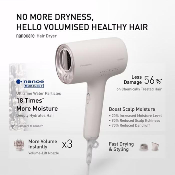 Panasonic EH-NA0L-P415 Hair Dryer Nanoe Moisture+ Pink