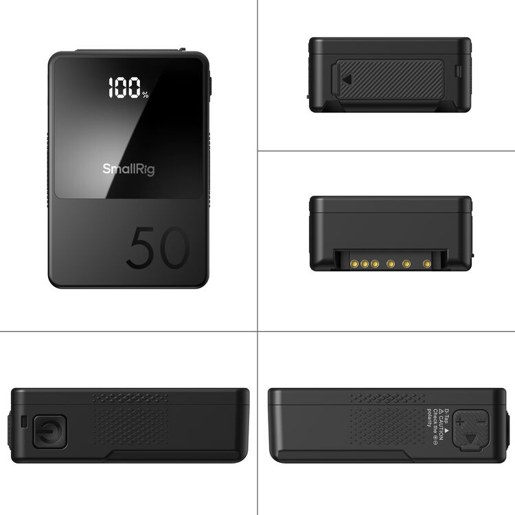 SMALLRIG 3579B VB50 mini V Mount Battery
