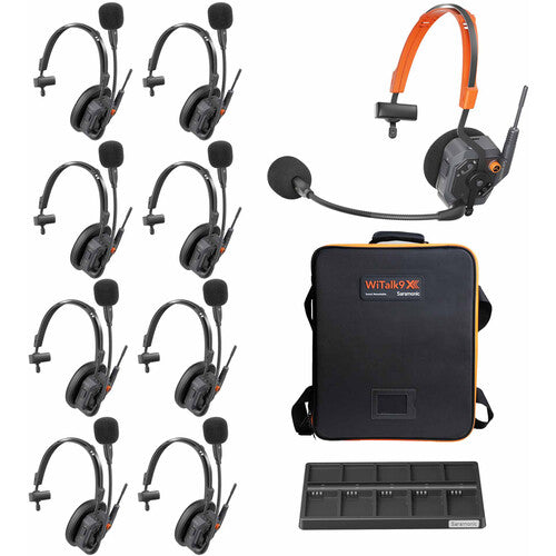 Saramonic WiTalk9X-9S 9 Person Modular Wireless Single-Ear Headset Intercom System