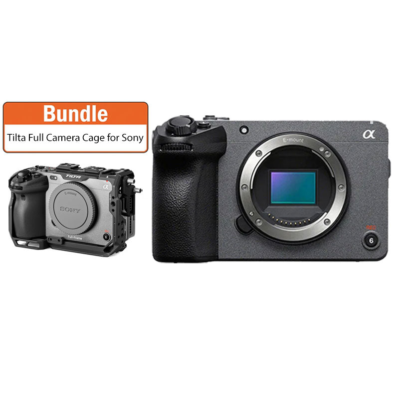 Sony FX30 Digital Cinema Camera (Body Only) with Tilta Full Camera Cage V2 for Sony FX3 & FX30 (Black)