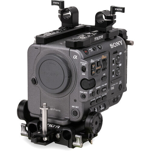 Sony FX6 Full-Frame Cinema Camera (Body Only) with Tilta Camera Cage for Sony FX6 Advanced Kit - V Mount