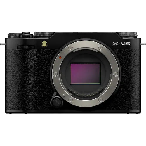 Fujifilm X-M5 Mirrorless Camera Black with PGYTECH Leather Camera Case for FUJIFILM X-M5 Midnight Black P-CB-543