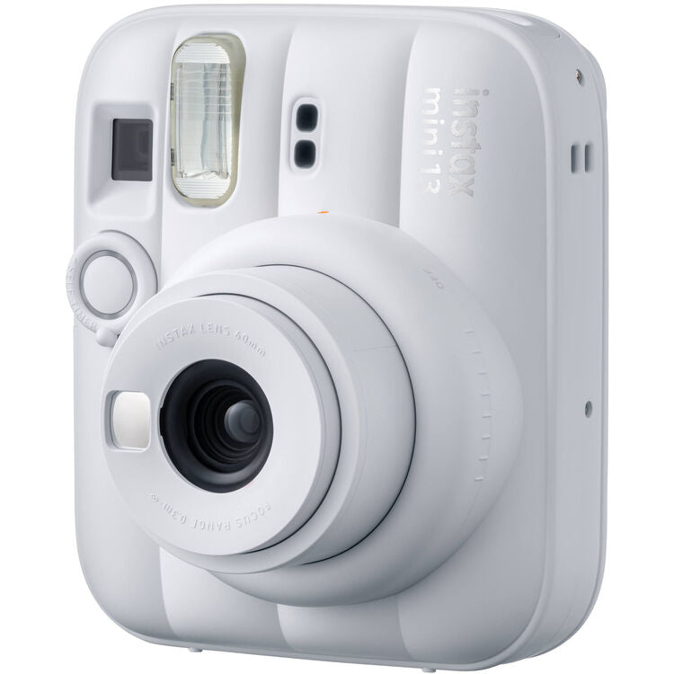 Fujifilm Instax Mini 13 Instant Film Camera (Clay White) with Paper Mini Twin Package + Instax Mini Album White