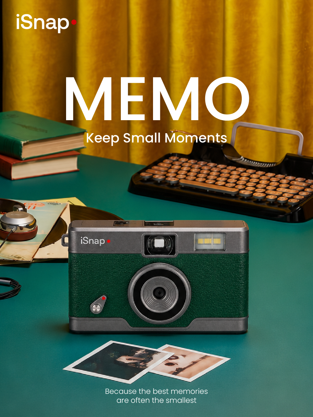 iSnap MEMO Screenless Digital Camera - Green