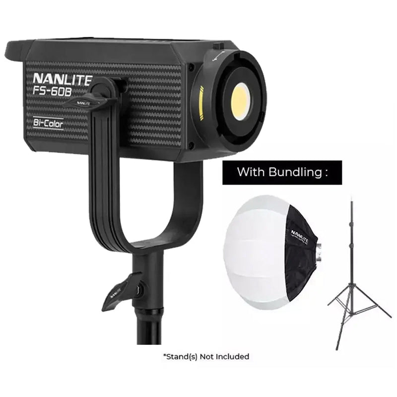 Nanlite FS-60B Bi-Color + LT-65 Softbox 65cm + Weifeng WT-804 P Light Stand
