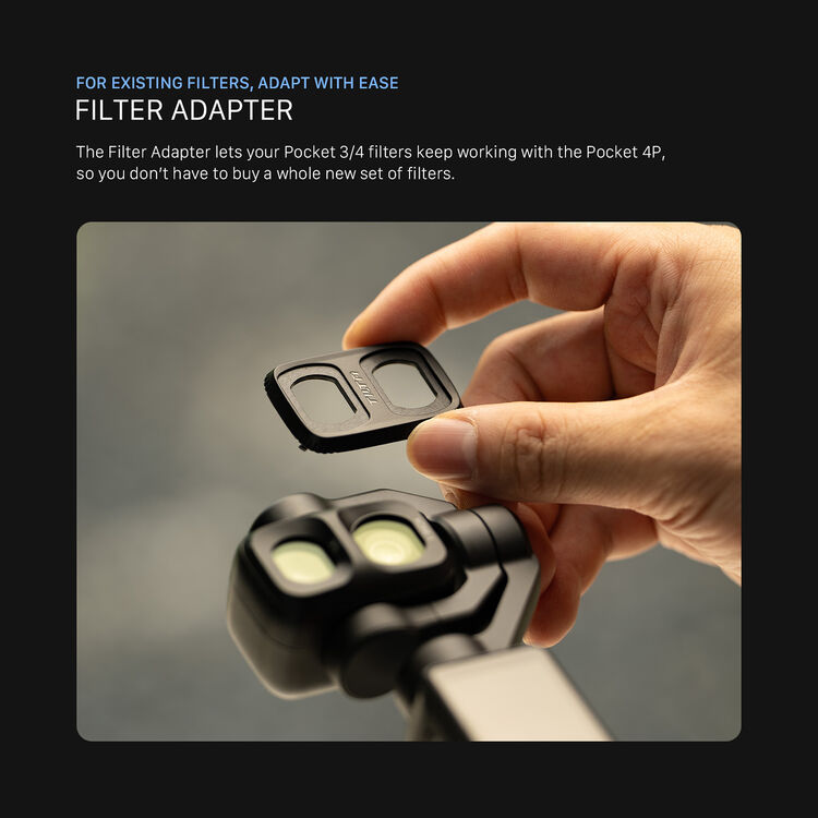 Tilta Filter Adapter for Osmo Pocket 4P