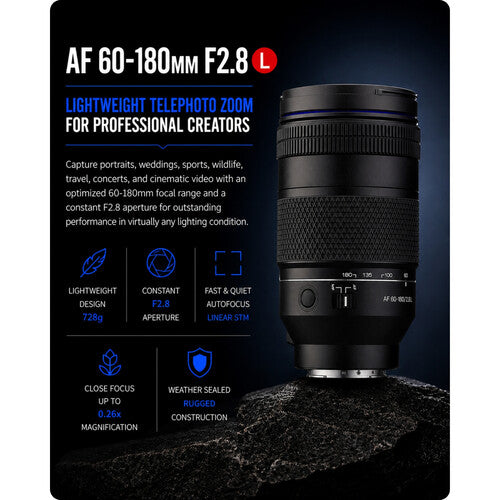 Samyang AF 60-180mm F2.8 Lens for L-Mount