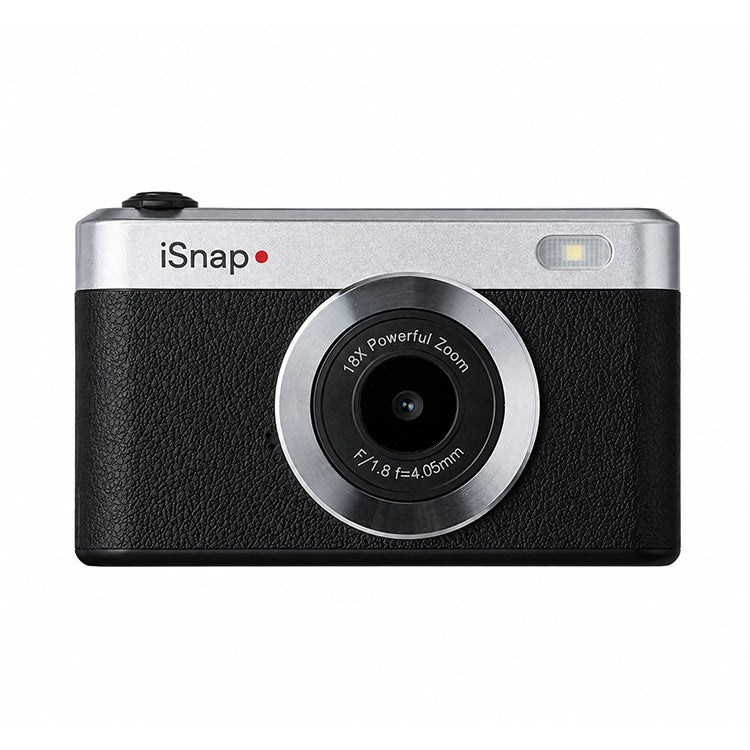 iSnap LUMI F Compact Digital Camera - Black