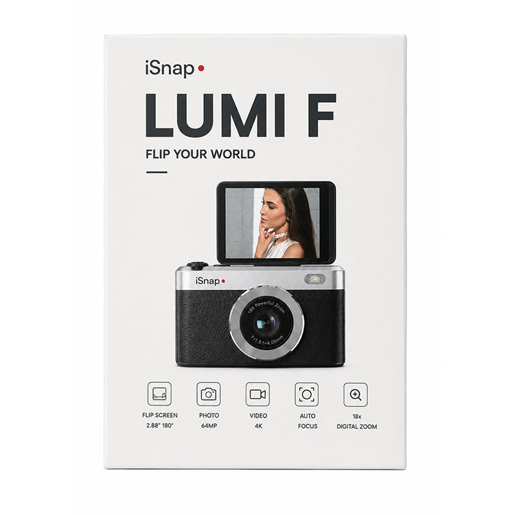 iSnap LUMI F Compact Digital Camera - Black