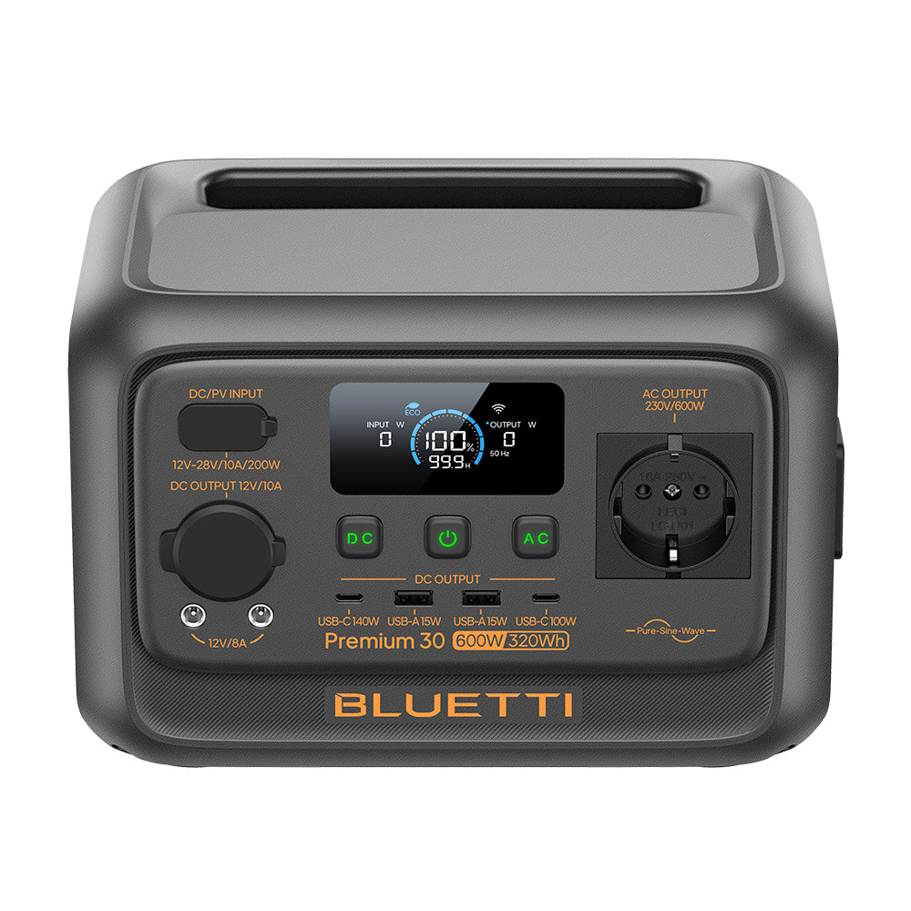 BLUETTI Premium 30 V2 Portable Power Station | 600W 320Wh