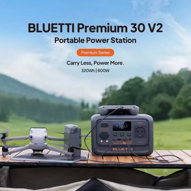 BLUETTI Premium 30 V2 Portable Power Station | 600W 320Wh