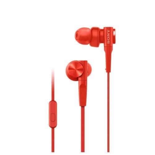 Sony MDR-XB55AP Extra Bass Headset Red
