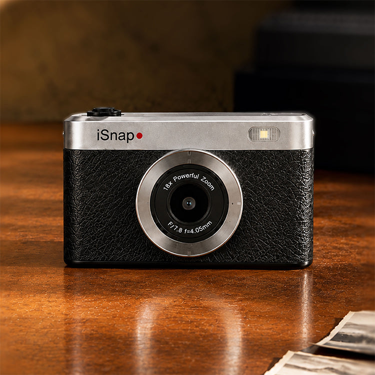 iSnap LUMI F Compact Digital Camera - Black