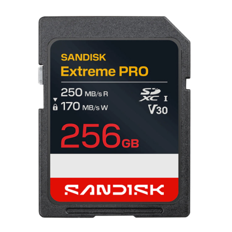 SanDisk SDXC Extreme Pro UHS-I 256GB R250MB/s W170MB/s