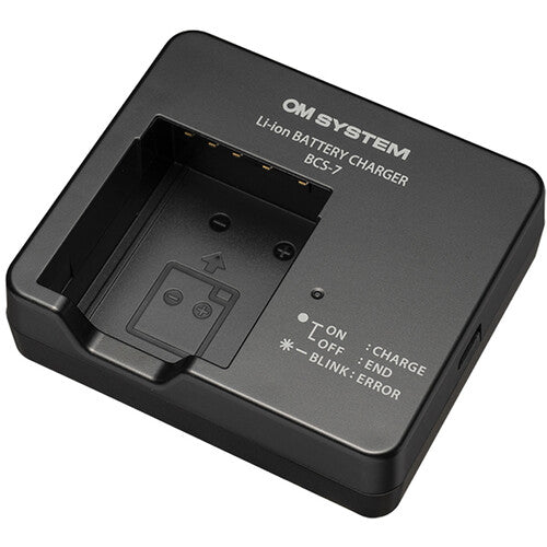 OM SYSTEM BCS-7 Lithium Ion Battery Charger
