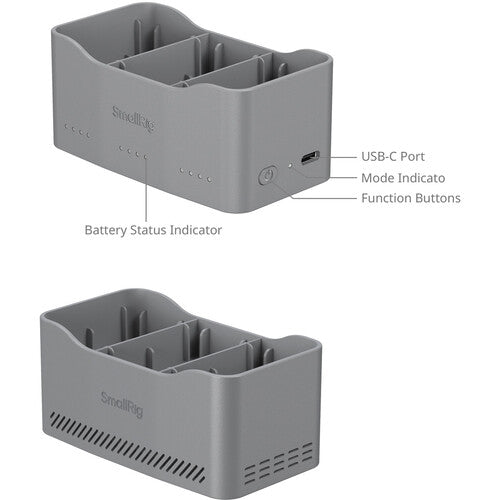 SmallRig 65W Battery Charger for DJI Mini 5 / 4 / 3 Pro 6501