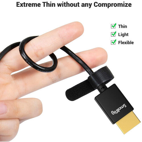 SmallRig Ultra-Slim 4K HDMI Data Cable (A to A) (55cm) 2957B