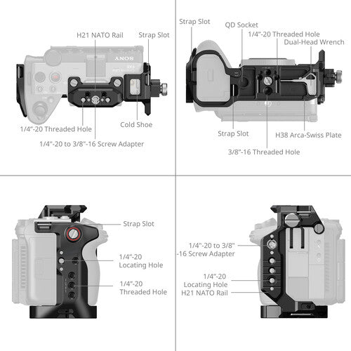 SmallRig 6779 HawkLock Cage Kit for Sony FX5