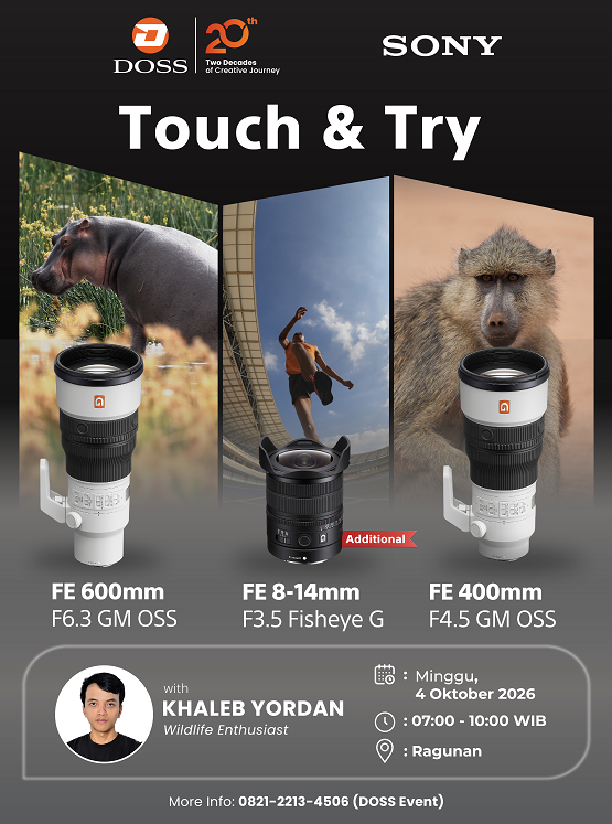 JKT - TOUCH & TRY SONY LENS!