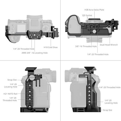SmallRig Cage for FUJIFILM X-H2 / X-H2S 3934C