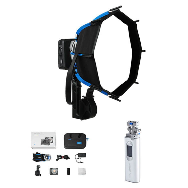 Amaran Ray 120C RGB Color Creator Kit with Amaran Peak Battery Handle for Ray 120C