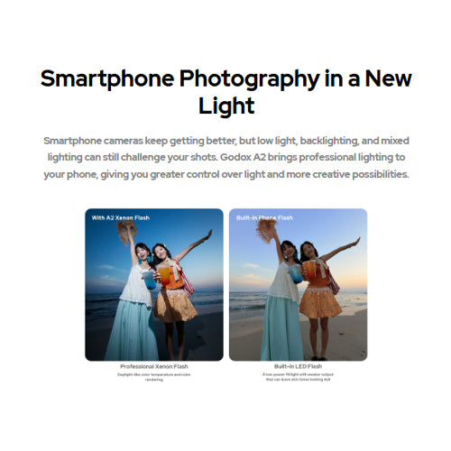 Godox A2 Smartphone Xenon Flash (White)
