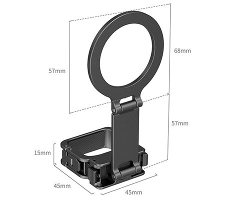 SmallRig Attachable Support for DJI Osmo Pocket 4P / 4 / 3, Xtra Muse, and Mobile Phones 6004