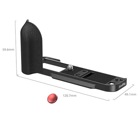 SmallRig L-Shaped Mount Plate with Silicone Handle for FUJIFILM X-T30 / X-T30 II / X-T30 III (Black) 5663