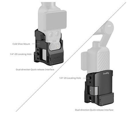 SmallRig Cage for DJI Osmo Pocket 4P / 4 / 3 and Xtra Muse (Basic Edition) 6002