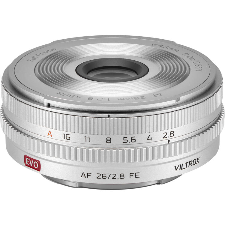 Viltrox AF 26MM F2.8 EVO Series (Silver) Sony E-Mount FF