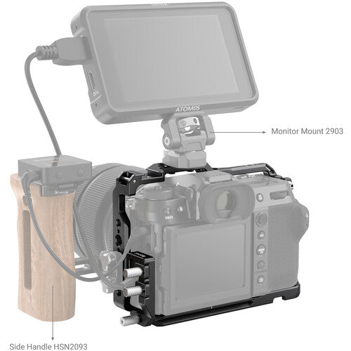 SmallRig Cage & Cable Clamp for FUJIFILM GFX100S/GFX50S II 3715