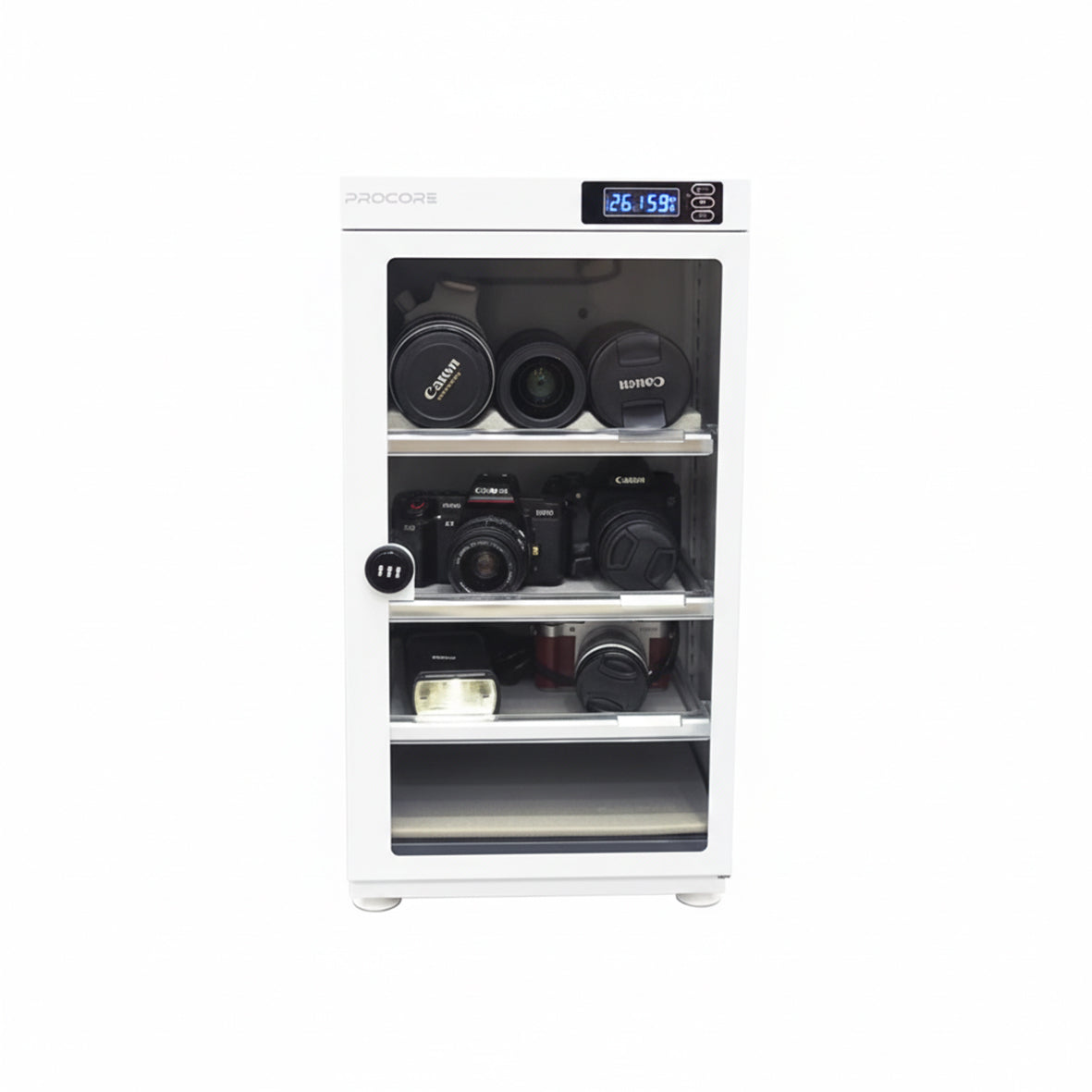 Procore PC-55S 55L Electronic Dry Cabinet White