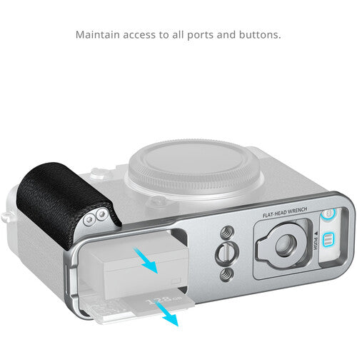 SmallRig 5447 L-Shaped Mount Plate with Silicone Handle for FUJIFILM X-E5