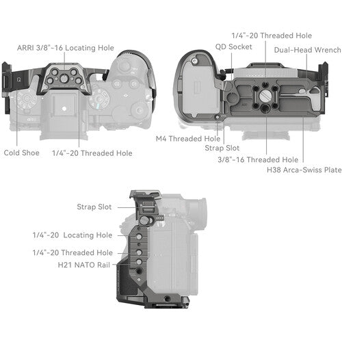 SmallRig 5187 Cage for Sony Alpha 1 II / Alpha 9 III