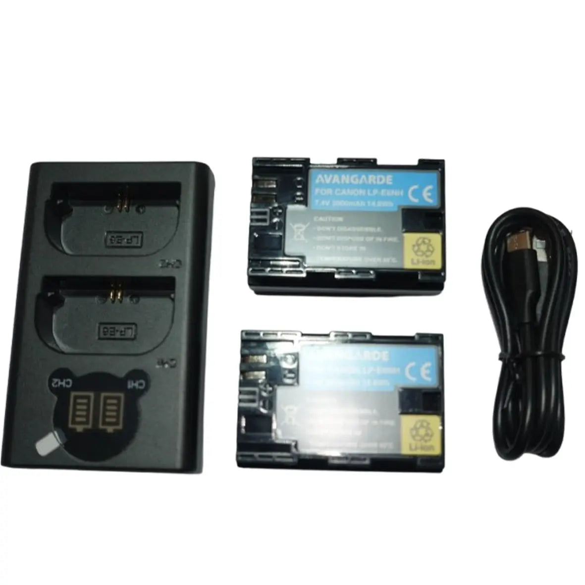 Avangarde Charger Kit LP-E6NH Battery and DL-LPE6 Charger