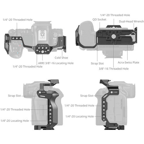 SmallRig 4978 Cage for Canon EOS R5 Mark II