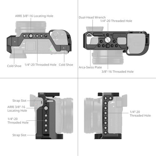 SmallRig CCS2310C Cage for Sony A6100/A6300/A6400/A6500 Camera